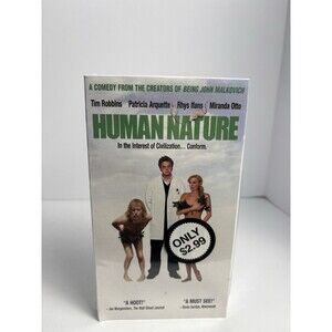 Human Nature (VHS, 2002) SEALED Tim Robbins Patricia Arquette